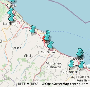 Mappa Via Cardone, 66054 Vasto CH, Italia (22.43786)