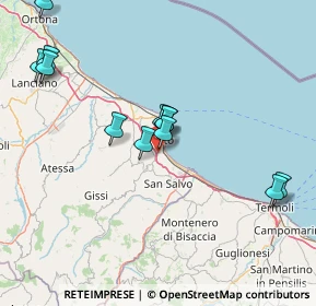 Mappa Via Cardone, 66054 Vasto CH, Italia (16.5075)