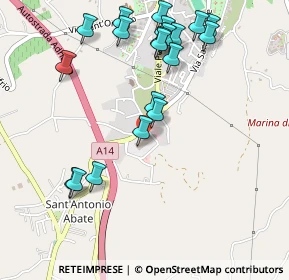 Mappa Via Cardone, 66054 Vasto CH, Italia (0.588)