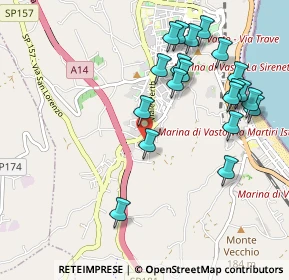 Mappa Via Cardone, 66054 Vasto CH, Italia (1.1285)