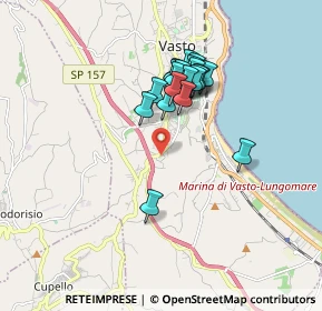 Mappa Via Cardone, 66054 Vasto CH, Italia (1.5345)