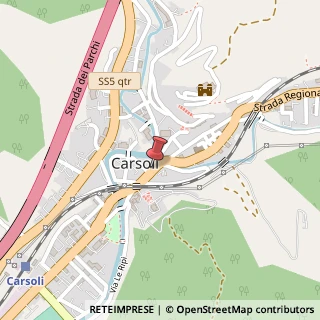 Mappa Via Roma, 9, 67061 Carsoli, L'Aquila (Abruzzo)