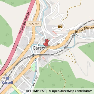Mappa Via Roma, 14B, 67061 Carsoli, L'Aquila (Abruzzo)