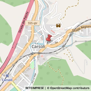 Mappa Via Genova, 1, 67061 Carsoli, L'Aquila (Abruzzo)