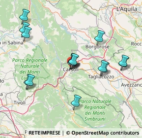 Mappa Via Turano, 67061 Carsoli AQ, Italia (15.91)