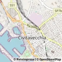 Kort Civitavecchia