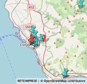 Mappa Via Carlo Fontana, 00053 Civitavecchia RM, Italia (3.7475)