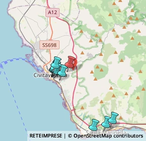 Mappa Via Carlo Fontana, 00053 Civitavecchia RM, Italia (3.62545)