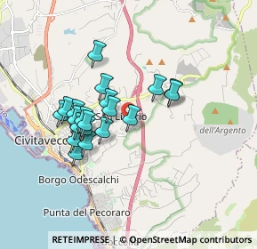 Mappa Via Carlo Fontana, 00053 Civitavecchia RM, Italia (1.545)