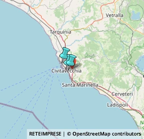 Mappa Via Carlo Fontana, 00053 Civitavecchia RM, Italia (34.1125)