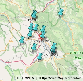 Mappa Vico II Corderia, 67035 Pratola Peligna AQ, Italia (6.5725)