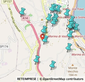 Mappa Via Luigi Cardone, 66054 Vasto CH, Italia (1.2095)