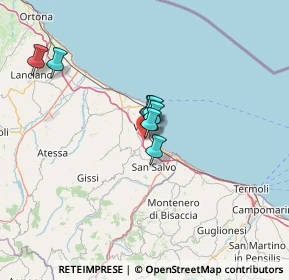 Mappa Via Luigi Cardone, 66054 Vasto CH, Italia (27.2025)