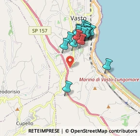 Mappa Via Luigi Cardone, 66054 Vasto CH, Italia (1.642)