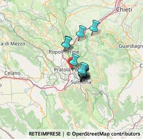 Mappa Via IV Novembre, 67035 Pratola Peligna AQ, Italia (7.92833)