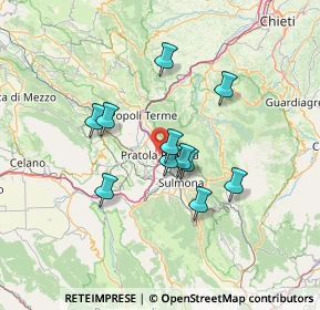 Mappa Via IV Novembre, 67035 Pratola Peligna AQ, Italia (11.63)