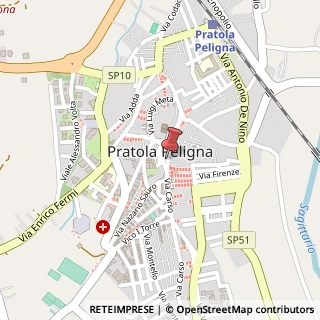 Mappa Via IV Novembre, 67035 Pratola Peligna AQ, Italia, 67035 Pratola Peligna, L'Aquila (Abruzzo)