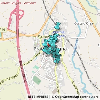 Mappa Via IV Novembre, 67035 Pratola Peligna AQ, Italia (0.1795)