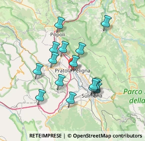 Mappa Via IV Novembre, 67035 Pratola Peligna AQ, Italia (6.7)