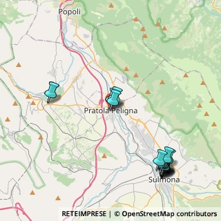 Mappa Via IV Novembre, 67035 Pratola Peligna AQ, Italia (5.41353)