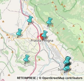 Mappa Via IV Novembre, 67035 Pratola Peligna AQ, Italia (5.49273)