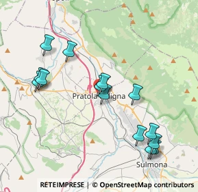 Mappa Via IV Novembre, 67035 Pratola Peligna AQ, Italia (4.26429)