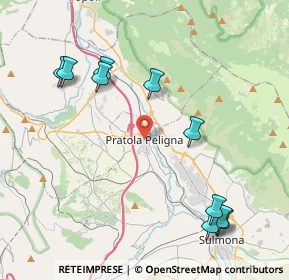 Mappa Via IV Novembre, 67035 Pratola Peligna AQ, Italia (5.97769)