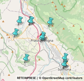 Mappa Via IV Novembre, 67035 Pratola Peligna AQ, Italia (4.33909)