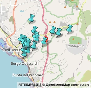 Mappa Via dell'Orto di Santa Maria, 00053 Civitavecchia RM, Italia (1.6815)