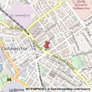 Mappa Via Vittorio Emanuele, 1301, 00053 Civitavecchia, Roma (Lazio)