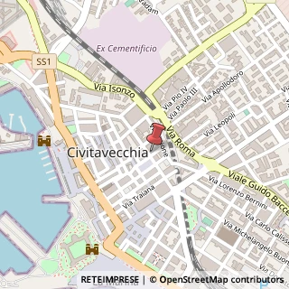 Mappa Via Cooperazione, 2, 00053 Civitavecchia, Roma (Lazio)