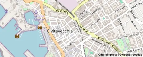 Mappa Civitavecchia