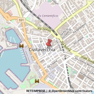 Mappa Via Monte Grappa, 21A, 00053 Civitavecchia, Roma (Lazio)