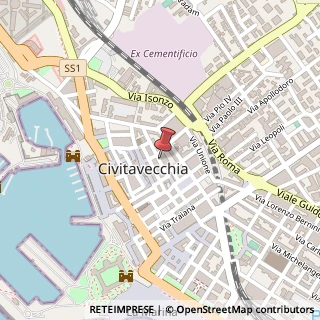 Mappa Via Monte Grappa, 29, 00053 Civitavecchia, Roma (Lazio)