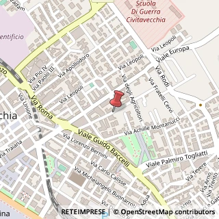 Mappa Via Paolo Antonini, 19, 00053 Civitavecchia, Roma (Lazio)