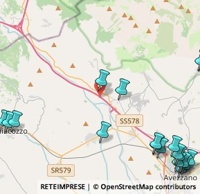 Mappa Autostrada Torano-Pescara, 67062 Magliano de' Marsi AQ, Italia (7.3145)