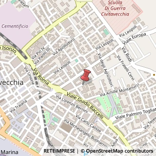 Mappa Via Paolo Antonini, 5, 00053 Civitavecchia, Roma (Lazio)