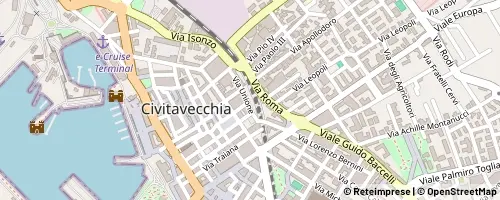 Mappa Civitavecchia