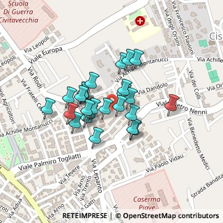 Mappa Via Flaminio Mattei, 00053 Civitavecchia RM, Italia (0.16538)