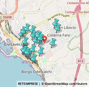 Mappa Via Flaminio Mattei, 00053 Civitavecchia RM, Italia (0.7885)