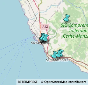 Mappa Via Flaminio Mattei, 00053 Civitavecchia RM, Italia (3.36154)