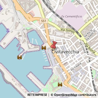 Mappa Sottoportici del Consolato, 1, 00053 Civitavecchia, Roma (Lazio)