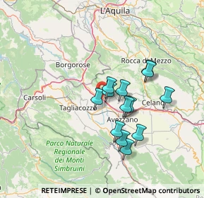 Mappa Km. 81+600, 67062 Magliano de' Marsi AQ, Italia (11.80077)