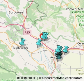 Mappa Via Cicolana, 67062 Magliano de' Marsi AQ, Italia (7.39857)