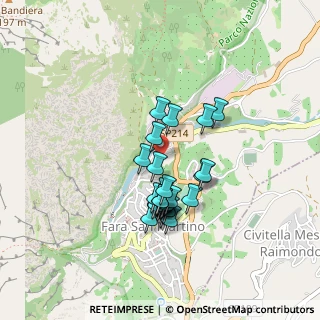 Mappa Via Filippo de Cecco, 66015 Fara San Martino CH, Italia (0.36923)