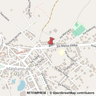 Mappa Via Massa d'Albe, 7, 67062 Magliano de' Marsi, L'Aquila (Abruzzo)