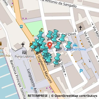 Mappa Via Trieste, 00053 Civitavecchia RM, Italia (0.03483)