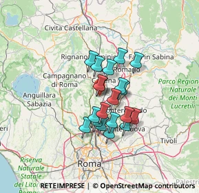 Mappa Via dei Fontanoni, 00060 Riano RM, Italia (9.8275)
