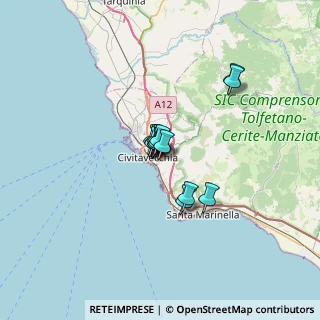 Mappa Via Giuseppe Alocci, 00053 Civitavecchia RM, Italia (3.61143)