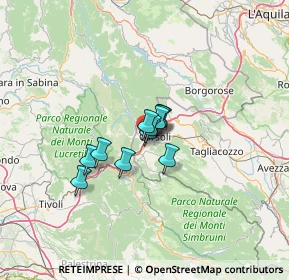 Mappa Loc.tà Recocce, 67061 Carsoli AQ, Italia (7.20636)